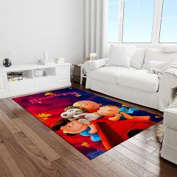 snoopy cartoon movie carpet rectangle area rug for living room bedroom decor light room snp25