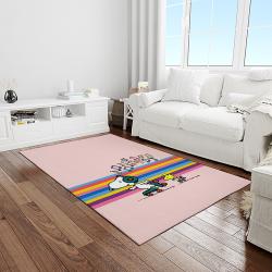 snoopy cartoon movie carpet rectangle area rug for living room bedroom decor light room snp26