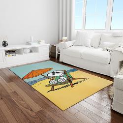 snoopy cartoon movie carpet rectangle area rug for living room bedroom decor light room snp27