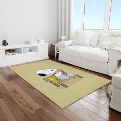 snoopy cartoon movie carpet rectangle area rug for living room bedroom decor light room snp29