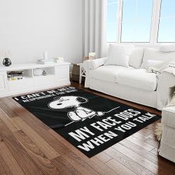 snoopy cartoon movie carpet rectangle area rug for living room bedroom decor light room snp32