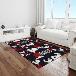 snoopy cartoon movie carpet rectangle area rug for living room bedroom decor light room snp45