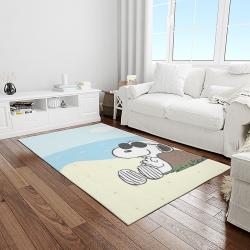 snoopy cartoon movie carpet rectangle area rug for living room bedroom decor light room snp46