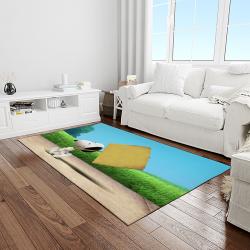 snoopy cartoon movie carpet rectangle area rug for living room bedroom decor light room snp47