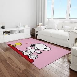 snoopy cartoon movie carpet rectangle area rug for living room bedroom decor light room snp54