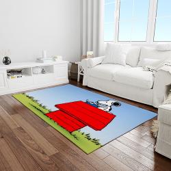 snoopy cartoon movie carpet rectangle area rug for living room bedroom decor light room snp59
