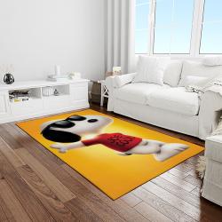 snoopy cartoon movie carpet rectangle area rug for living room bedroom decor light room snp61