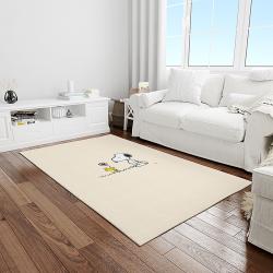 snoopy cartoon movie carpet rectangle area rug for living room bedroom decor light room snp63