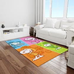 snoopy cartoon movie carpet rectangle area rug for living room bedroom decor light room snp71