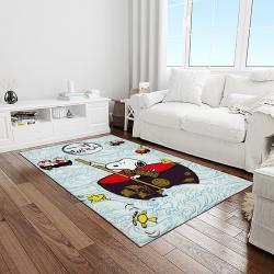 snoopy cartoon movie carpet rectangle area rug for living room bedroom decor light room snp76