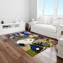 snoopy cartoon movie carpet rectangle area rug for living room bedroom decor light room snp79