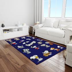 snoopy cartoon movie carpet rectangle area rug for living room bedroom decor light room snp86