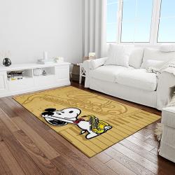 snoopy cartoon movie carpet rectangle area rug for living room bedroom decor light room snp9