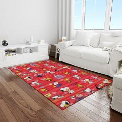 snoopy cartoon movie carpet rectangle area rug for living room bedroom decor light room snp95