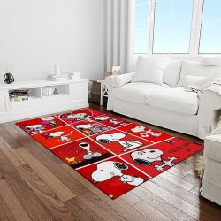 snoopy cartoon movie carpet rectangle area rug for living room bedroom decor light room snp96