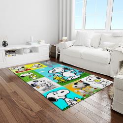 snoopy cartoon movie carpet rectangle area rug for living room bedroom decor light room snp97