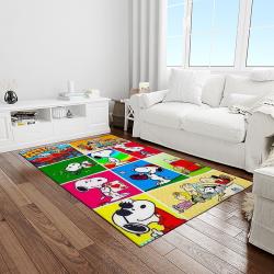 snoopy cartoon movie carpet rectangle area rug for living room bedroom decor light room snp98