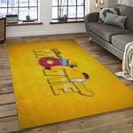 the simpsons characters cartoon movie carpet rectangle area rug for living room bedroom decor dark room tss01