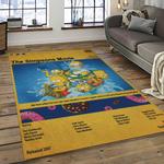 the simpsons characters cartoon movie carpet rectangle area rug for living room bedroom decor dark room tss16