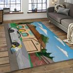 the simpsons characters cartoon movie carpet rectangle area rug for living room bedroom decor dark room tss17