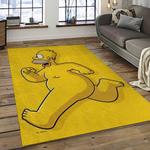 the simpsons characters cartoon movie carpet rectangle area rug for living room bedroom decor dark room tss19