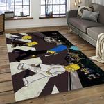 the simpsons characters cartoon movie carpet rectangle area rug for living room bedroom decor dark room tss37
