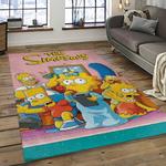 the simpsons characters cartoon movie carpet rectangle area rug for living room bedroom decor dark room tss40