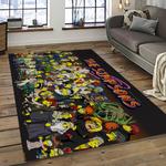 the simpsons characters cartoon movie carpet rectangle area rug for living room bedroom decor dark room tss46