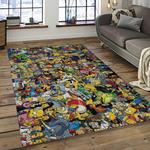 the simpsons characters cartoon movie carpet rectangle area rug for living room bedroom decor dark room tss53