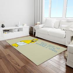 the simpsons characters cartoon movie carpet rectangle area rug for living room bedroom decor light room tss27