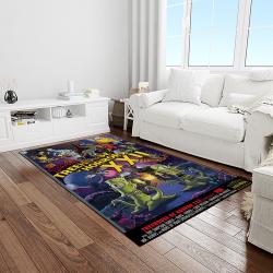 the simpsons characters cartoon movie carpet rectangle area rug for living room bedroom decor light room tss33