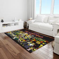the simpsons characters cartoon movie carpet rectangle area rug for living room bedroom decor light room tss46