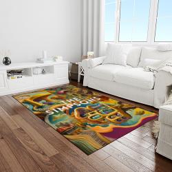 the simpsons characters cartoon movie carpet rectangle area rug for living room bedroom decor light room tss49