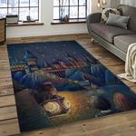 van gogh starry night harry potter cartoon movie carpet rectangle area rug for room decor vhp dark13