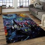 van gogh starry night harry potter cartoon movie carpet rectangle area rug for room decor vhp dark4