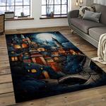 van gogh starry night harry potter cartoon movie carpet rectangle area rug for room decor vhp dark8