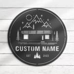 airbnb shipping container cabin custom metal wall art led light 1