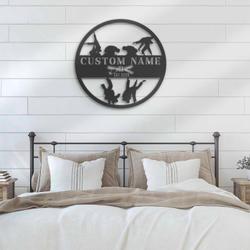 brazilian jiu jitsu custom metal wall art with led light 2