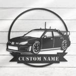 classic muscle car garage custom metal wall art led light mechanic name sign 1