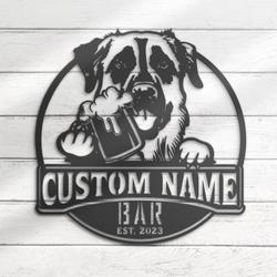 custom anatolian bar decor wall art led light