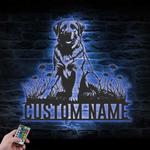 custom anatolian metal wall sign led light