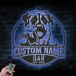 custom anatolian pub sign wall art led light