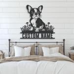 custom baby french bulldog wall art led light