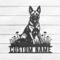 custom belgian dog wall art led light