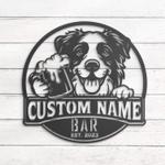 custom borador beer art wall art led light