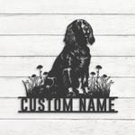 custom boykin spaniel beer art wall art led light