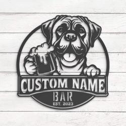 custom broholmer bar decor wall art led light