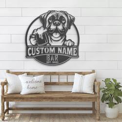 custom broholmer beer art wall art led light