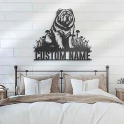 custom chow chow beer art wall art led light