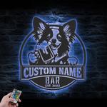 custom continental toy pub sign wall art led light